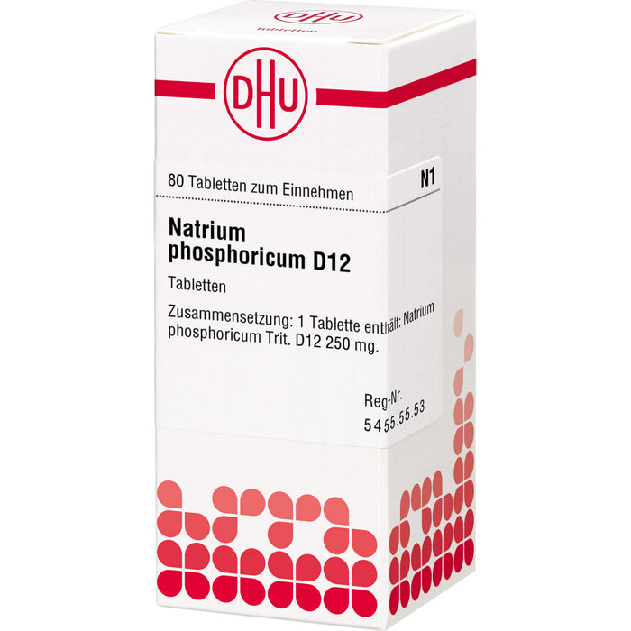 DHU Natrium phosphoricum D12 Tabletten, 80 pcs. Tablets