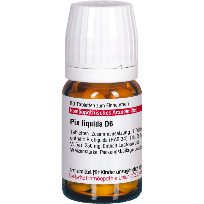 Pix liquida D6 DHU Tabletten, 80 St. Tabletten