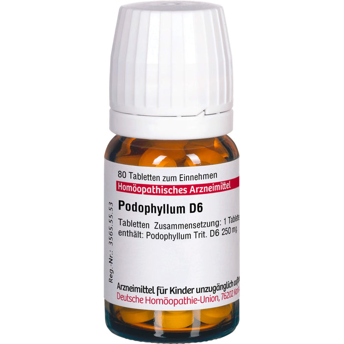 DHU Podophyllum D6 Tabletten, 80 pcs. Tablets