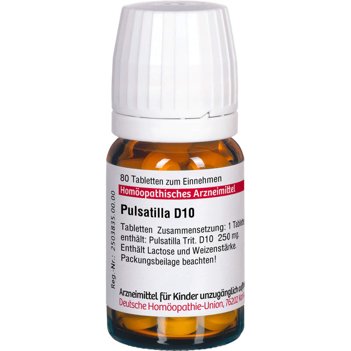 DHU Pulsatilla D10 Tabletten, 80 pcs. Tablets