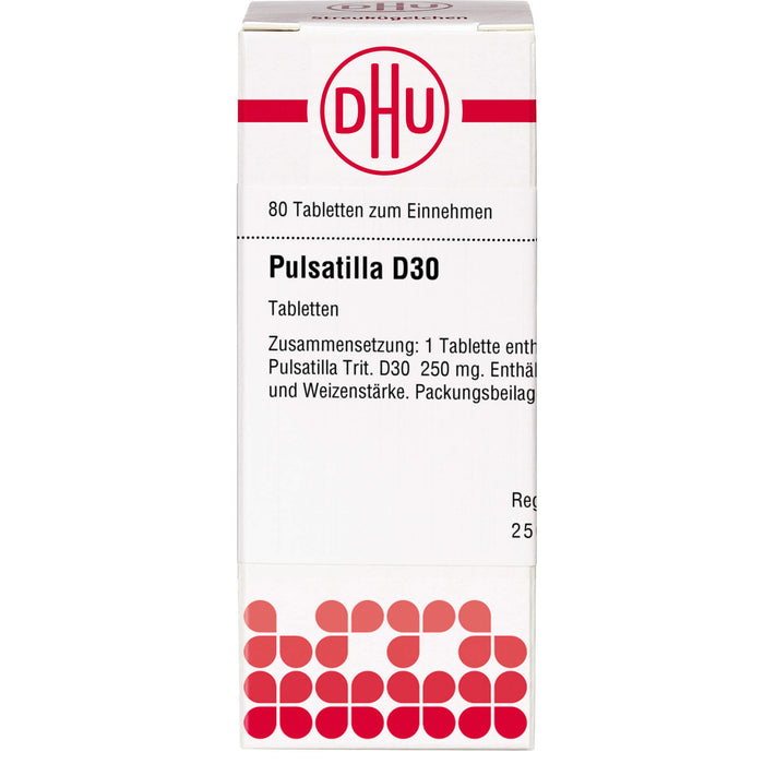 DHU Pulsatilla D30 Tabletten, 80 pcs. Tablets