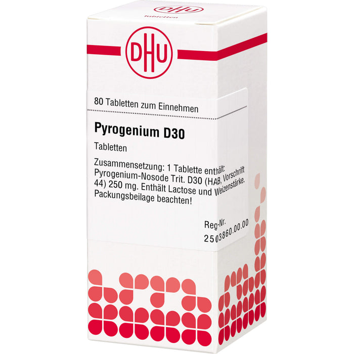 Pyrogenium D30 DHU Tabletten, 80 St. Tabletten