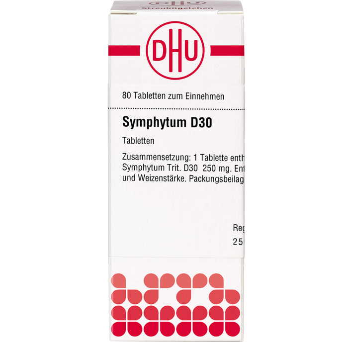 DHU Symphytum D 30 Tabletten, 80 pc Tablettes