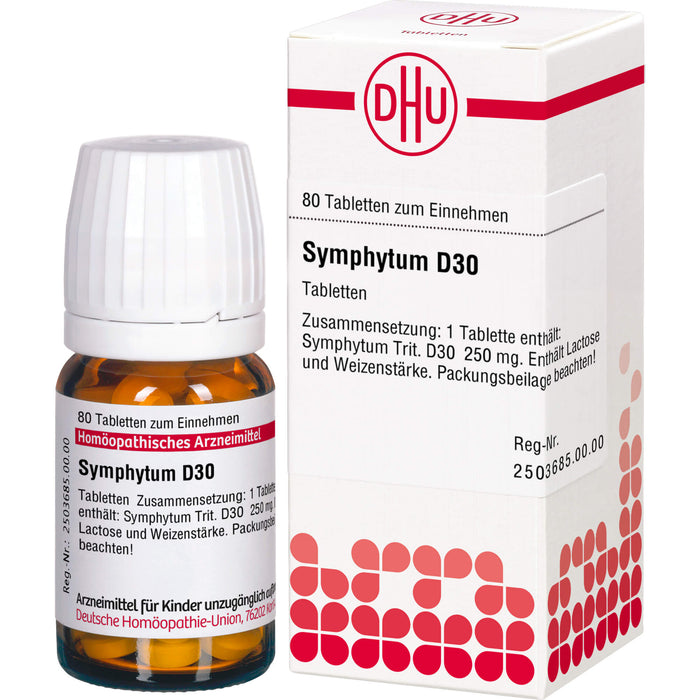 DHU Symphytum D 30 Tabletten, 80 pc Tablettes