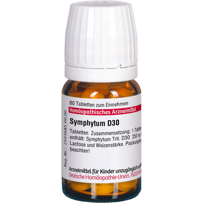 Symphytum D30 DHU Tabletten, 80 St. Tabletten