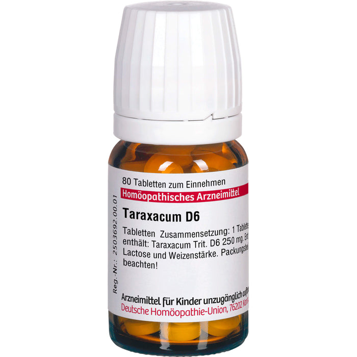 DHU Taraxacum D6 Tabletten, 80 pcs. Tablets