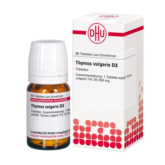 DHU Thymus vulgaris D3 Tabletten, 80 pc Tablettes