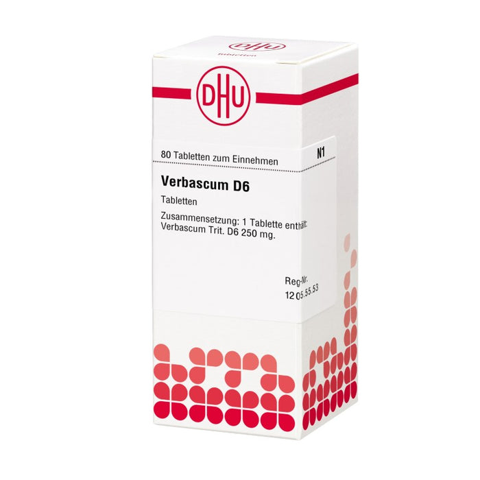 DHU Verbascum D6 Tabletten, 80 pcs. Tablets