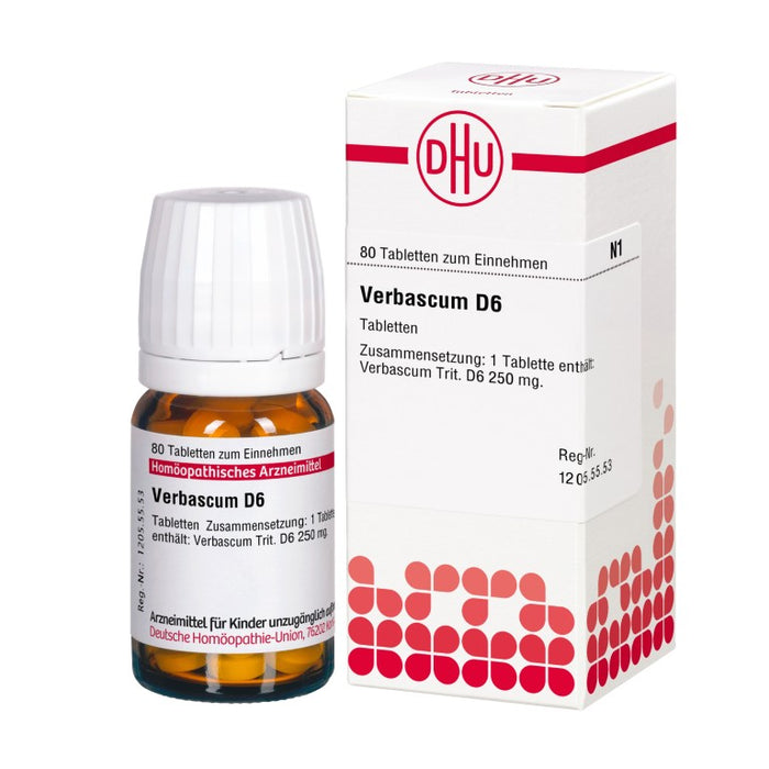 DHU Verbascum D6 Tabletten, 80 St. Tabletten