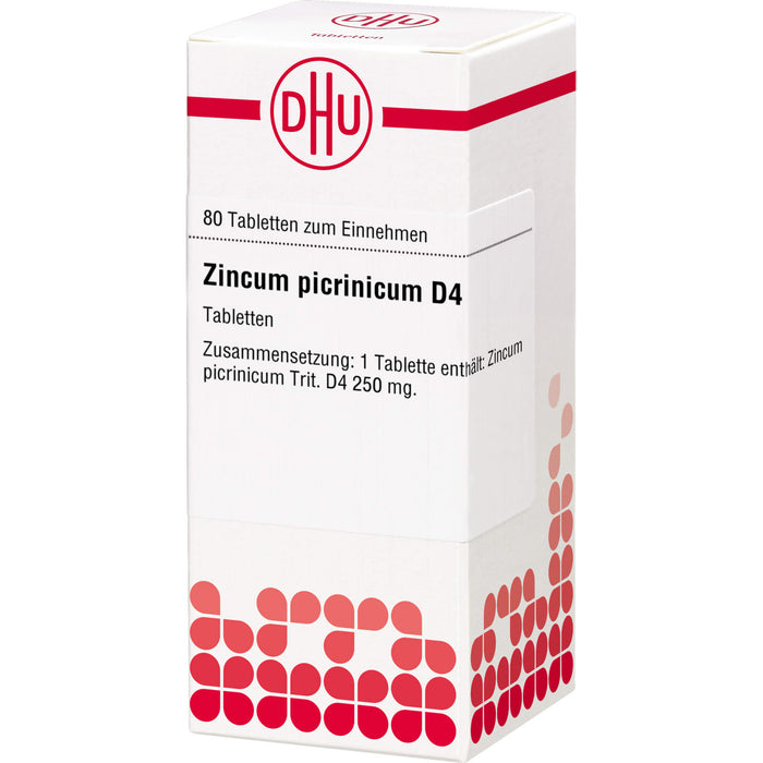 Zincum picrinicum D4 DHU Tabletten, 80 St. Tabletten