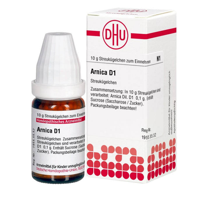 DHU Arnica D1 Streukügelchen, 10 g Globules