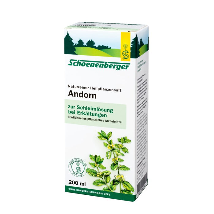 Schoenenberger Naturreiner Heilpflanzensaft Andorn, 200 ml Lösung