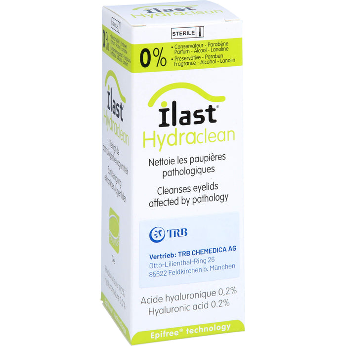 ILAST Hydraclean Gel zur Reinigung erkrankter Augenlider, 50 ml Gel