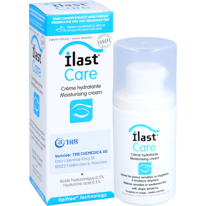 ilast Care Creme bei Augenliderkrankungen, 30 ml Creme