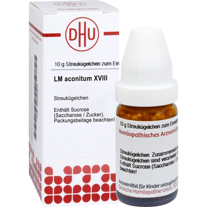 DHU Aconitum LM XVIII Streukügelchen, 5 g Globules