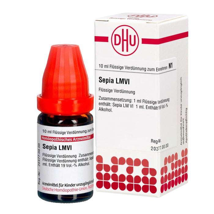 DHU Sepia LM VI Dilution, 10 ml Lösung