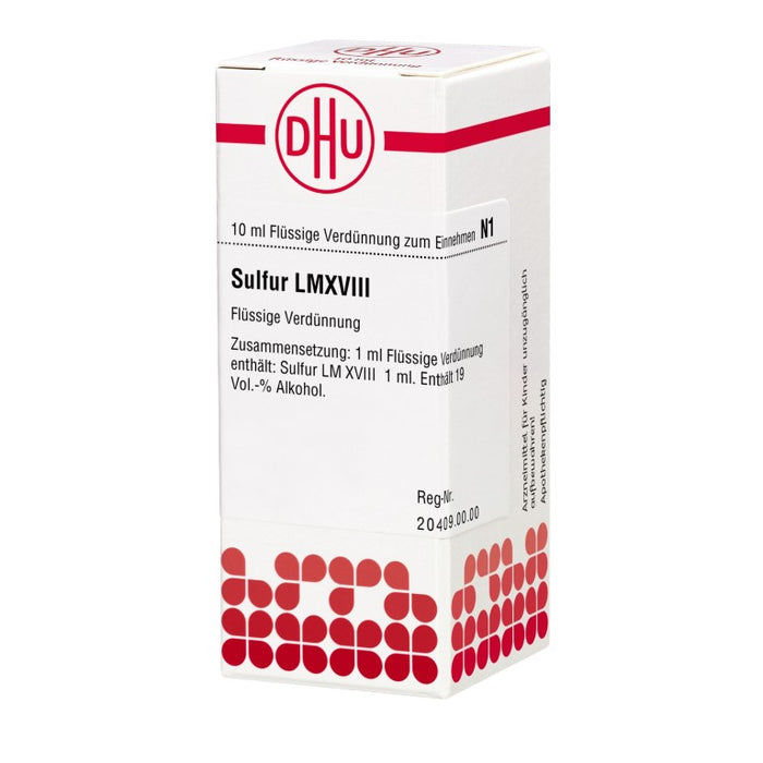 DHU Sulfur LM XVIII Dilution, 10 ml Lösung