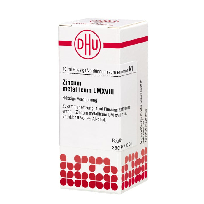 Zincum metallicum LM XVIII DHU Dilution, 10 ml Lösung