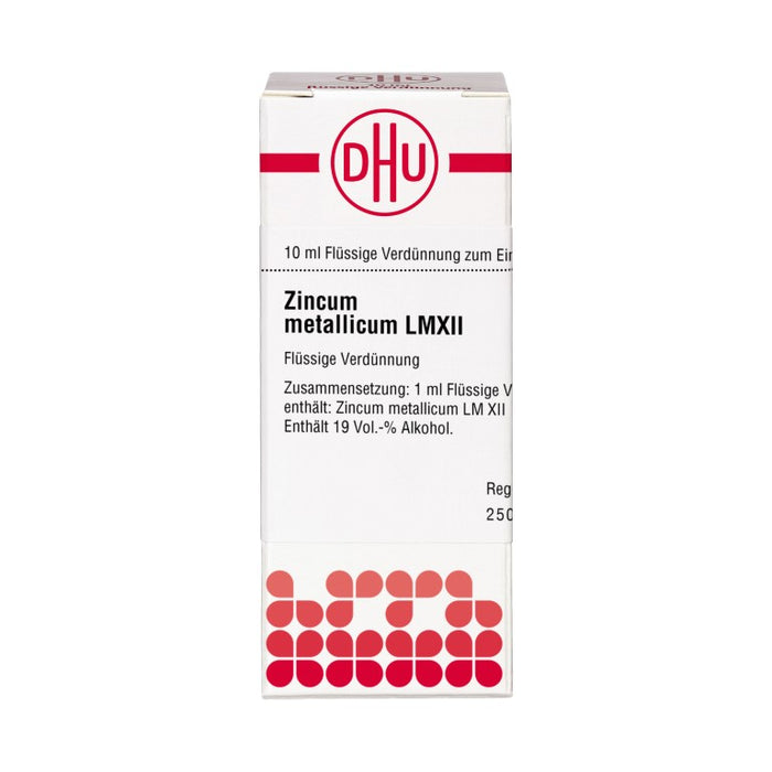 Zincum metallicum LM XII DHU Dilution, 10 ml Lösung