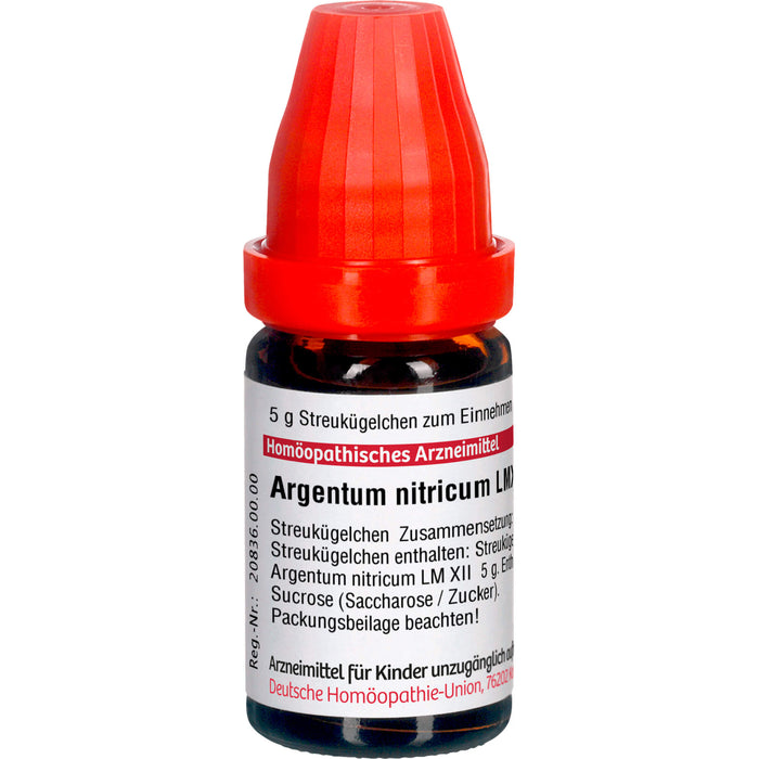 DHU Argentum nitricum LM XII Streukügelchen, 5 g Globules