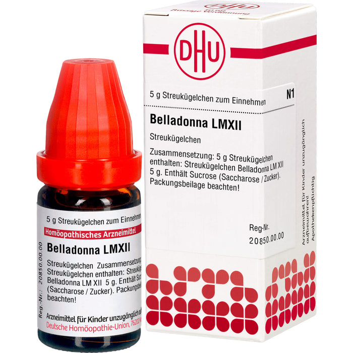 DHU Belladonna LM XII Streukügelchen, 5 g Globules