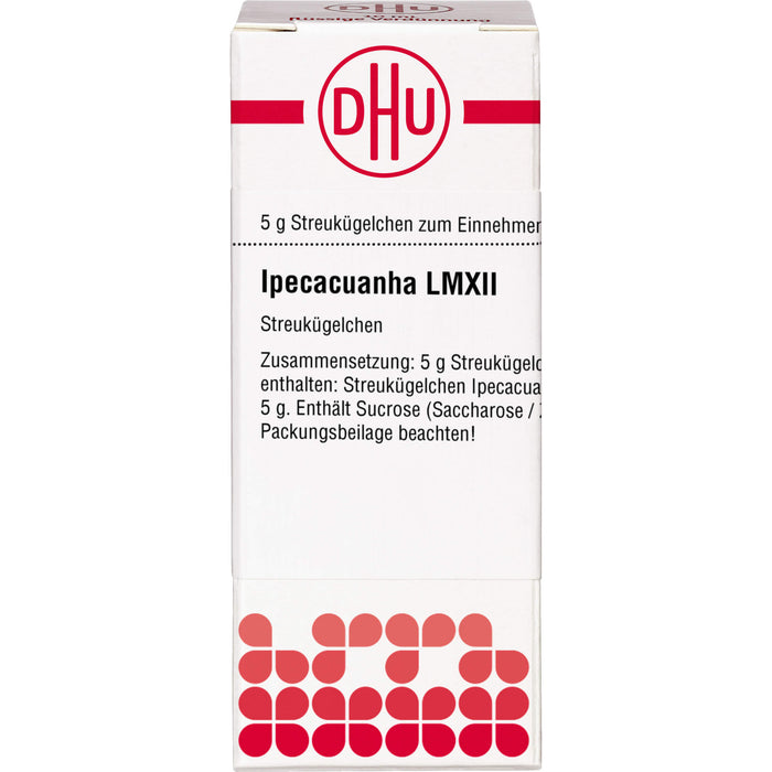 DHU Ipecacuanha LM XII Streukügelchen, 5 g Globules