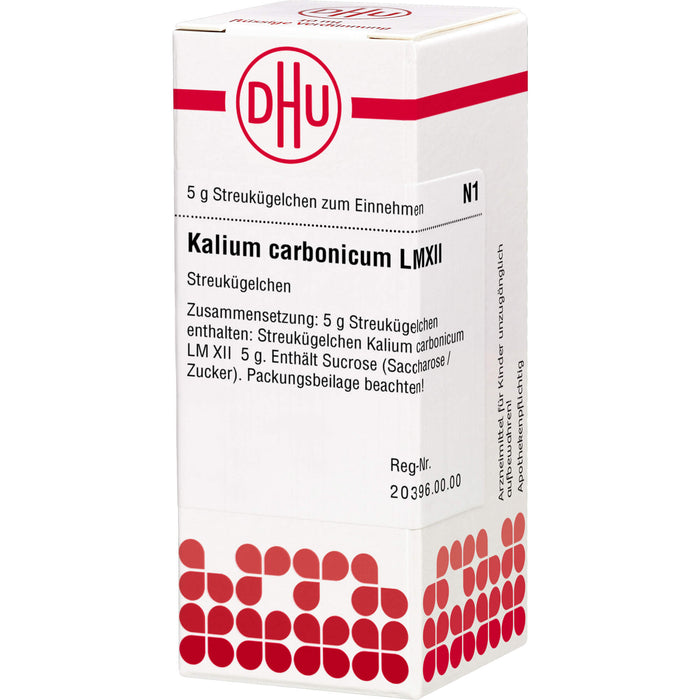 Kalium carbonicum LM XII DHU Globuli, 5 g Globuli