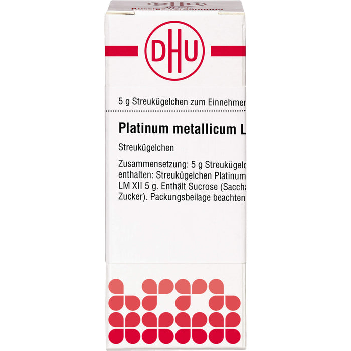 Platinum metallicum LM XII DHU Globuli, 5 g Globuli