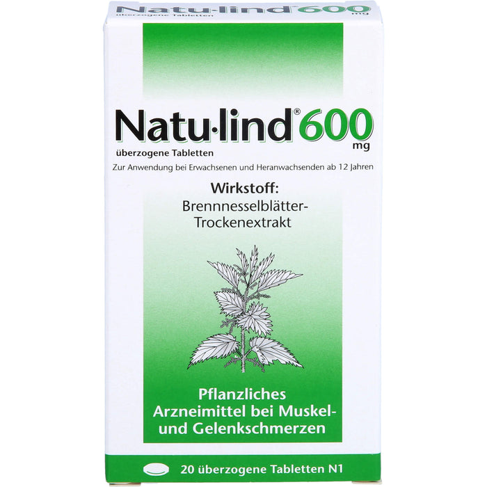 Natu-lind 600 mg, überzogene Tabletten, 20 St UTA