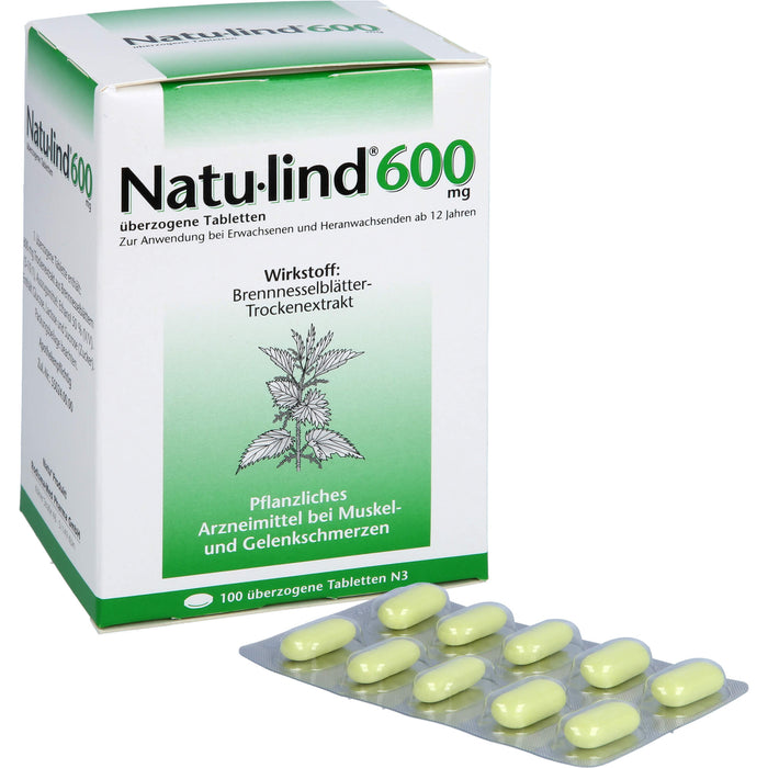 Natu-lind 600 mg, überzogene Tabletten, 100 St UTA