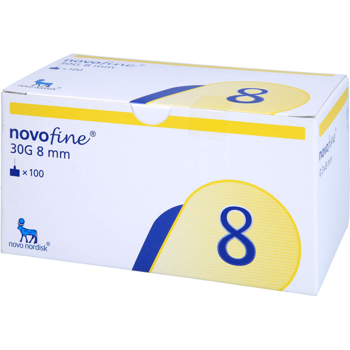 NOVOFINE 8 0,30X8MM CPC, 100 St KAN