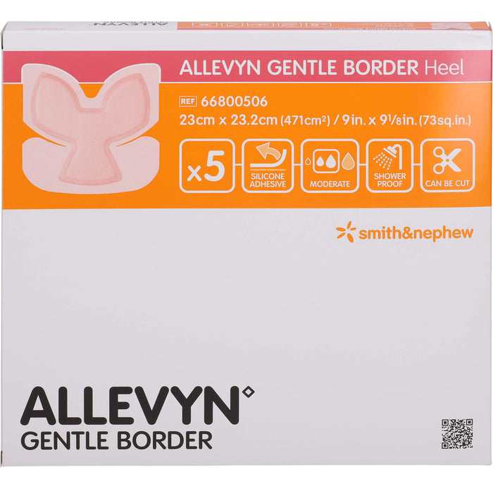 Allevyn Gentle Border Heel, 5 St VER