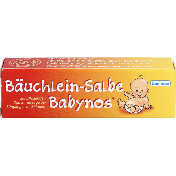 Bäuchlein-Salbe Babynos zur pflegenden Bauchmassage, 10 ml Salbe