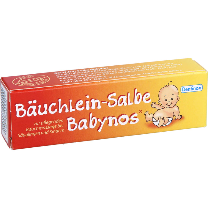 Bäuchlein-Salbe Babynos zur pflegenden Bauchmassage, 10 ml Ointment