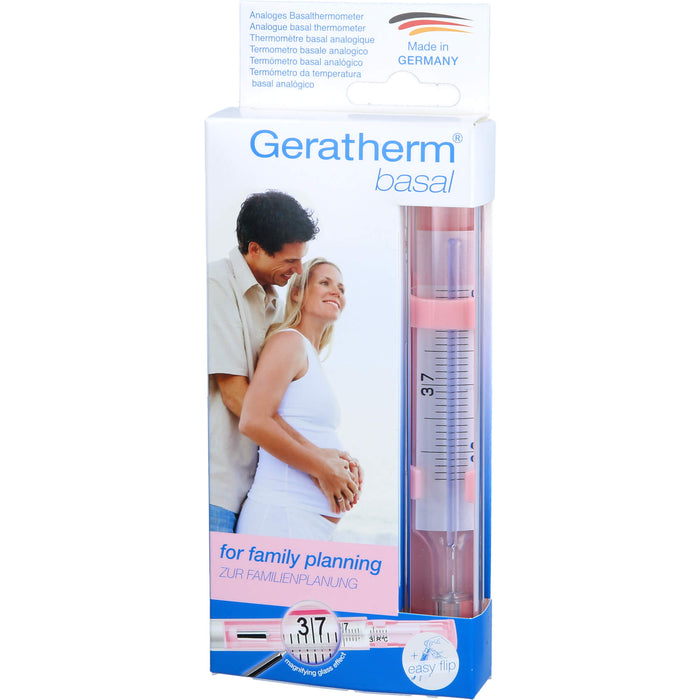 Geratherm basal analoges Basalthermometer, 1 pc thermomètre clinique