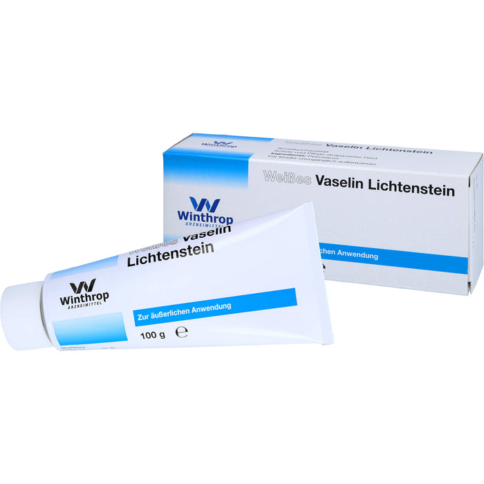 Winthrop weißes Vaselin Lichtenstein Salbe, 100 g Onguent