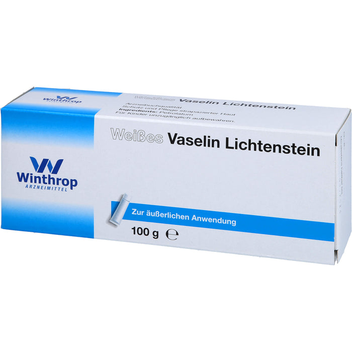 Winthrop weißes Vaselin Lichtenstein Salbe, 100 g Onguent