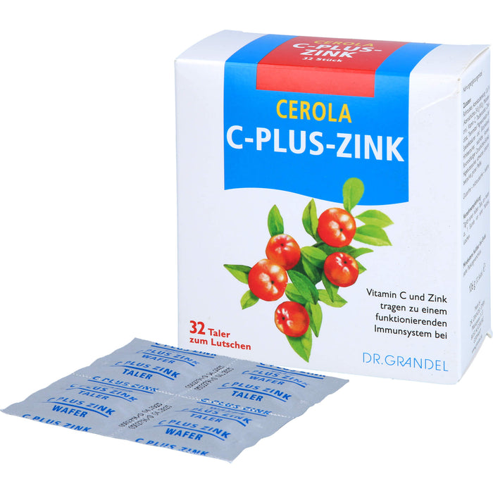 CEROLA C-Plus-Zink Taler, 32 St. Tabletten