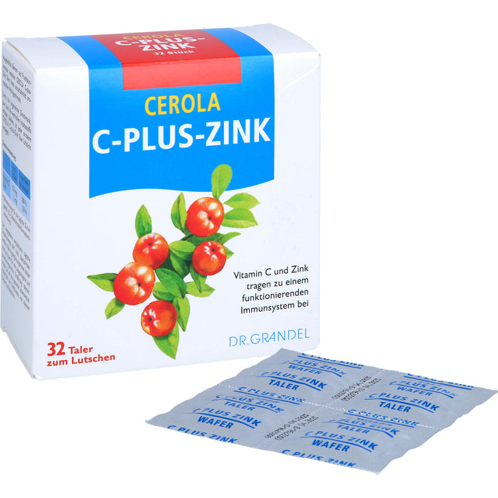 CEROLA C-Plus-Zink Taler, 32 pc Tablettes