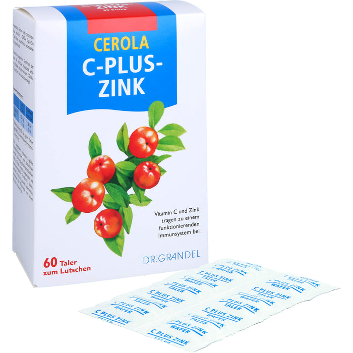 CEROLA C-Plus-Zink Taler, 60 St. Tabletten