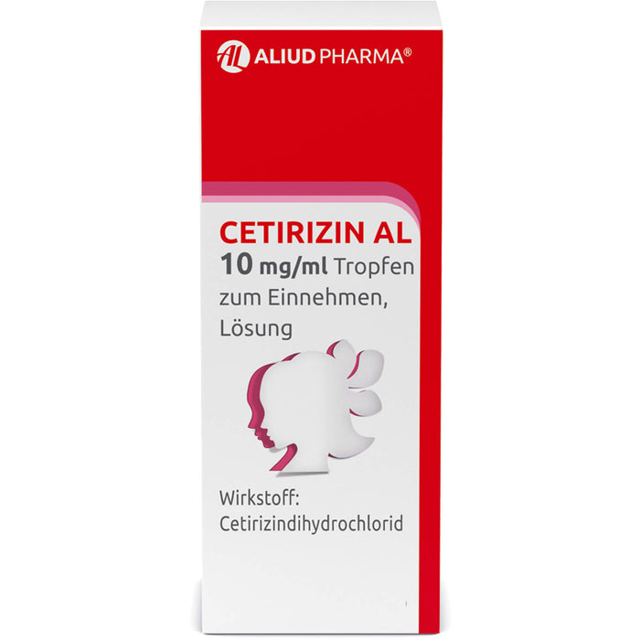 Cetirizin AL 10 mg / ml Tropfen bei Allergien, 10 ml Lösung