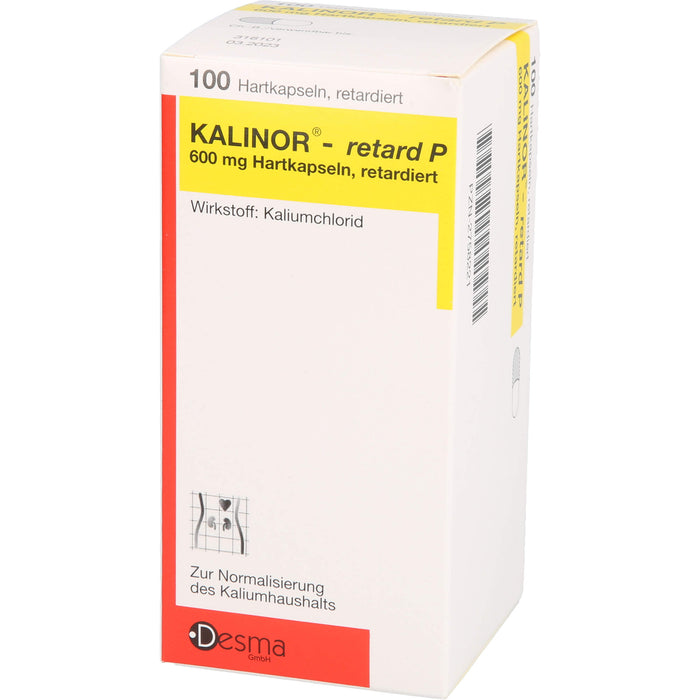 KALINOR-retard P 600 mg Hartkapseln, 100 pc Capsules