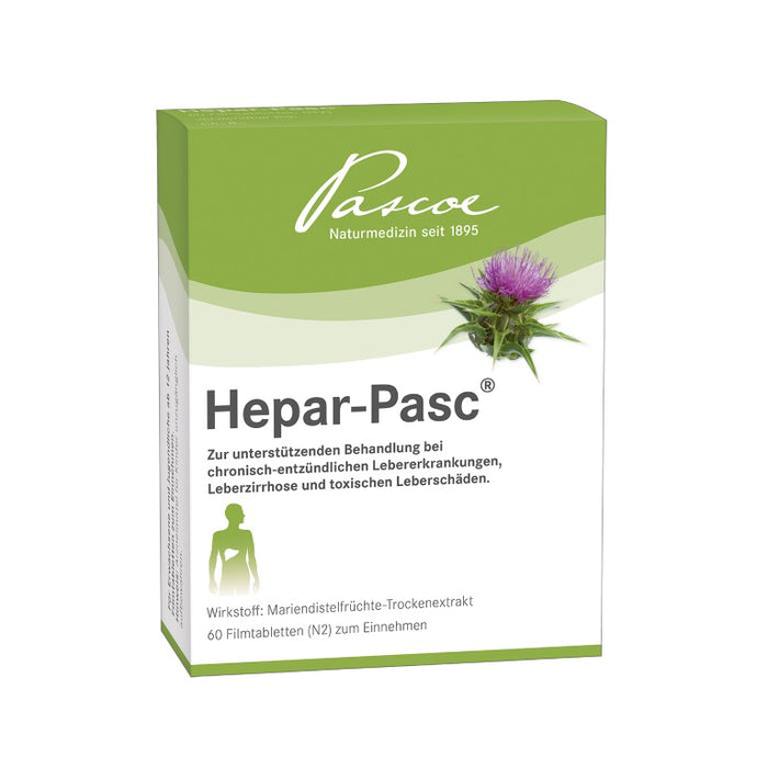 Hepar Pasc Filmtabetten, 60 St. Tabletten