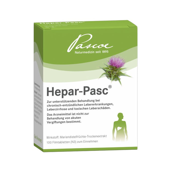 Hepar-Pasc Filmtabletten, 100 pc Tablettes