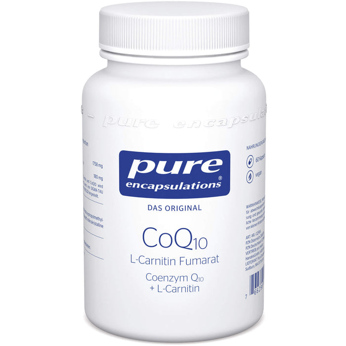 pure encapsulations CoQ10 L-Carnitin Fumarat Kapseln, 60 pcs. Capsules