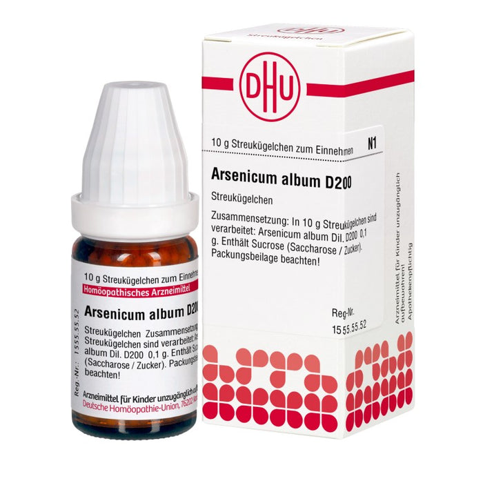 DHU Arsenicum album D200 Streukügelchen, 10 g Globuli