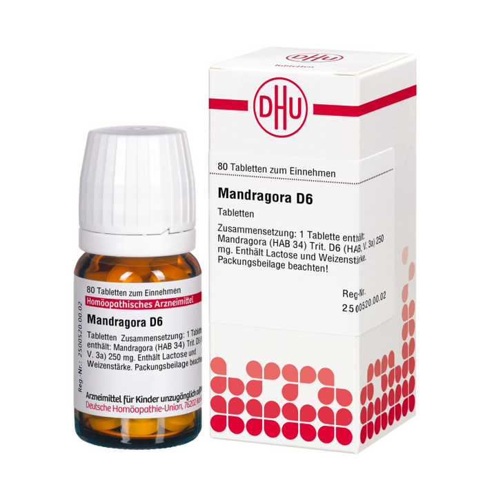 DHU Mandragora D6 Tabletten, 80 St. Tabletten