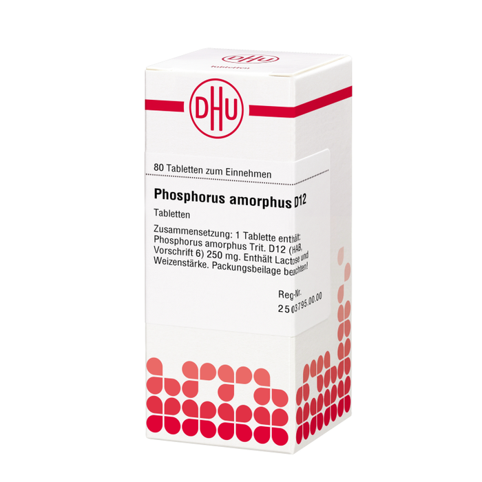 DHU Phosphorus amorphus D12 Tabletten, 80 St. Tabletten