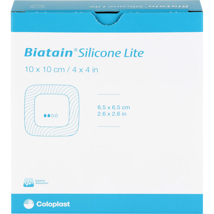 Biatain Silicone Lite Schaumverband 10x10cm, 10 St VER