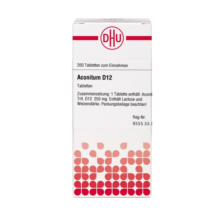 DHU Aconitum D12 Tabletten, 200 St. Tabletten